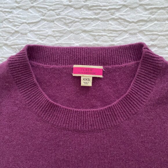 J.Crew Cashmere Classic-Fit Crewneck Sweater - Picture 2 of 3
